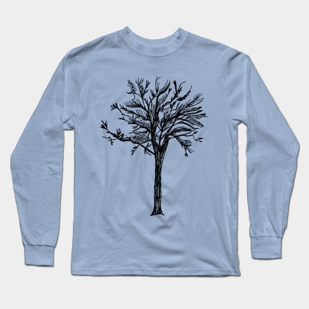 Tree T-shirt Long Sleeve T-Shirt by NadaSaid
